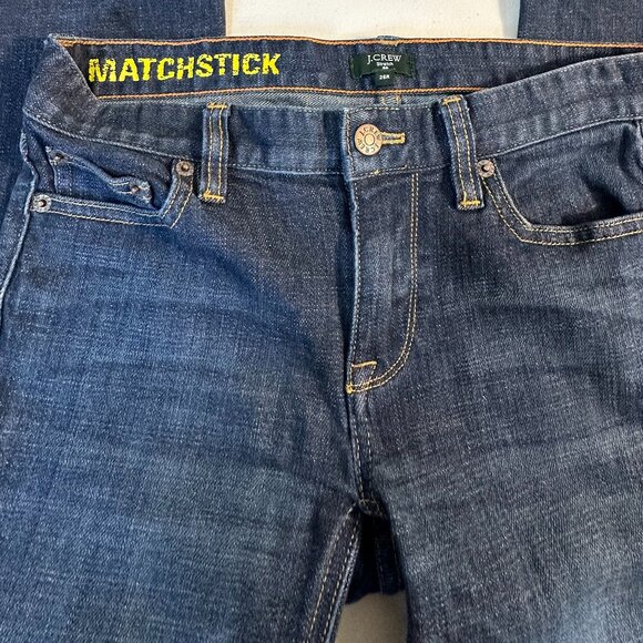 J. Crew Women's Matchstick Skinny Jeans Size 28 Wash Denim Mid-Rise Stre… - Picture 5 of 15